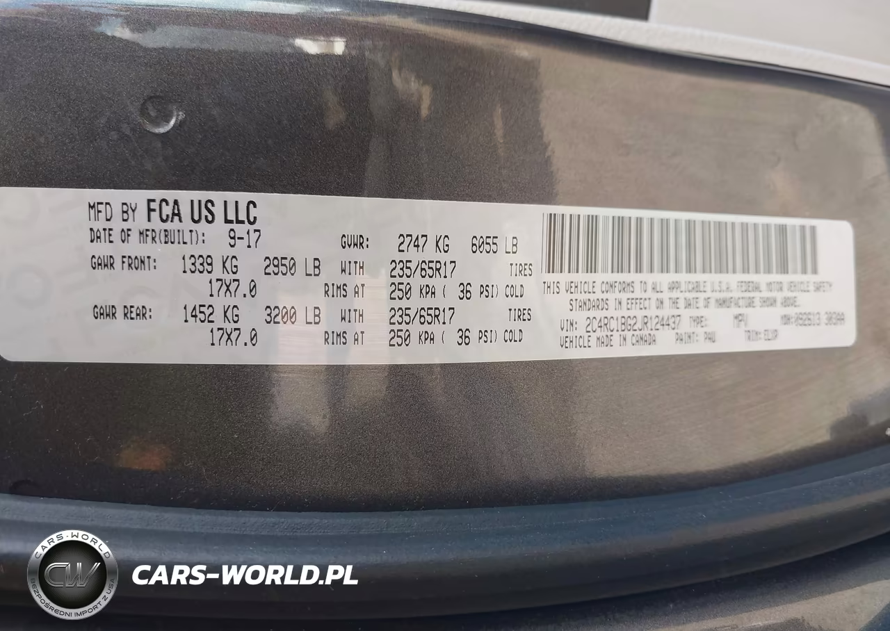 2018 Chrysler Pacifica Touring L VIN:2C4RC1BG2JR124437 - 9