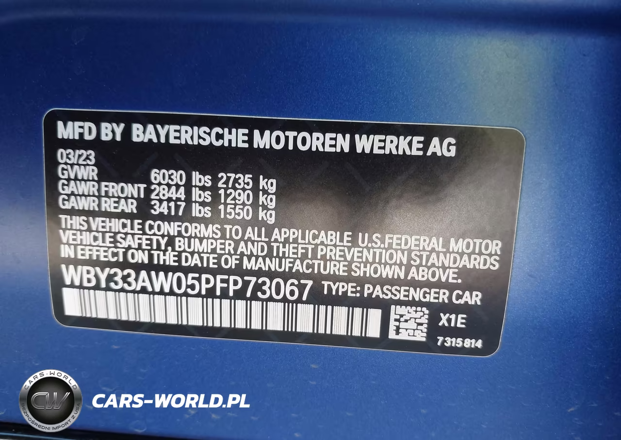 2023 BMW I4 M50 VIN:WBY33AW05PFP73067 - 9