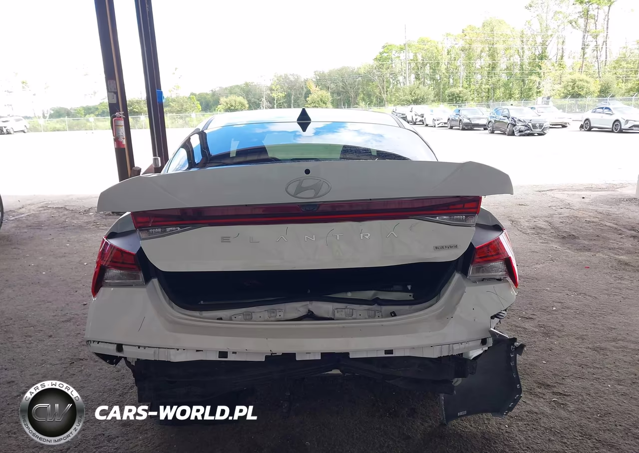 2025 Hyundai Elantra Hybrid Blue VIN:KMHLM4DJ3SU157959 - 16