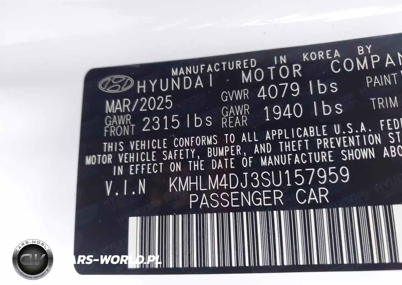2025 Hyundai Elantra Hybrid Blue VIN:KMHLM4DJ3SU157959 - 9