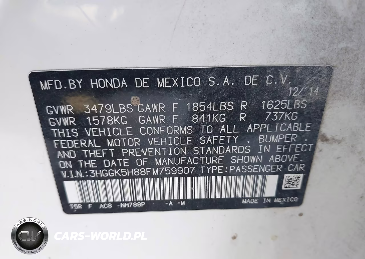 2015 Honda Fit Ex-Ex-L VIN:3HGGK5H88FM759907 - 9
