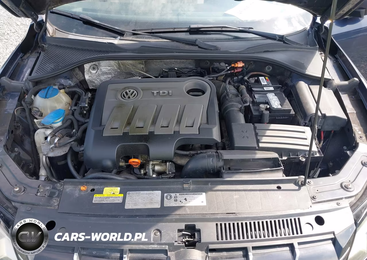 2013 Volkswagen Passat 2.0L Tdi Se VIN:1VWBN7A32DC026399 - 10