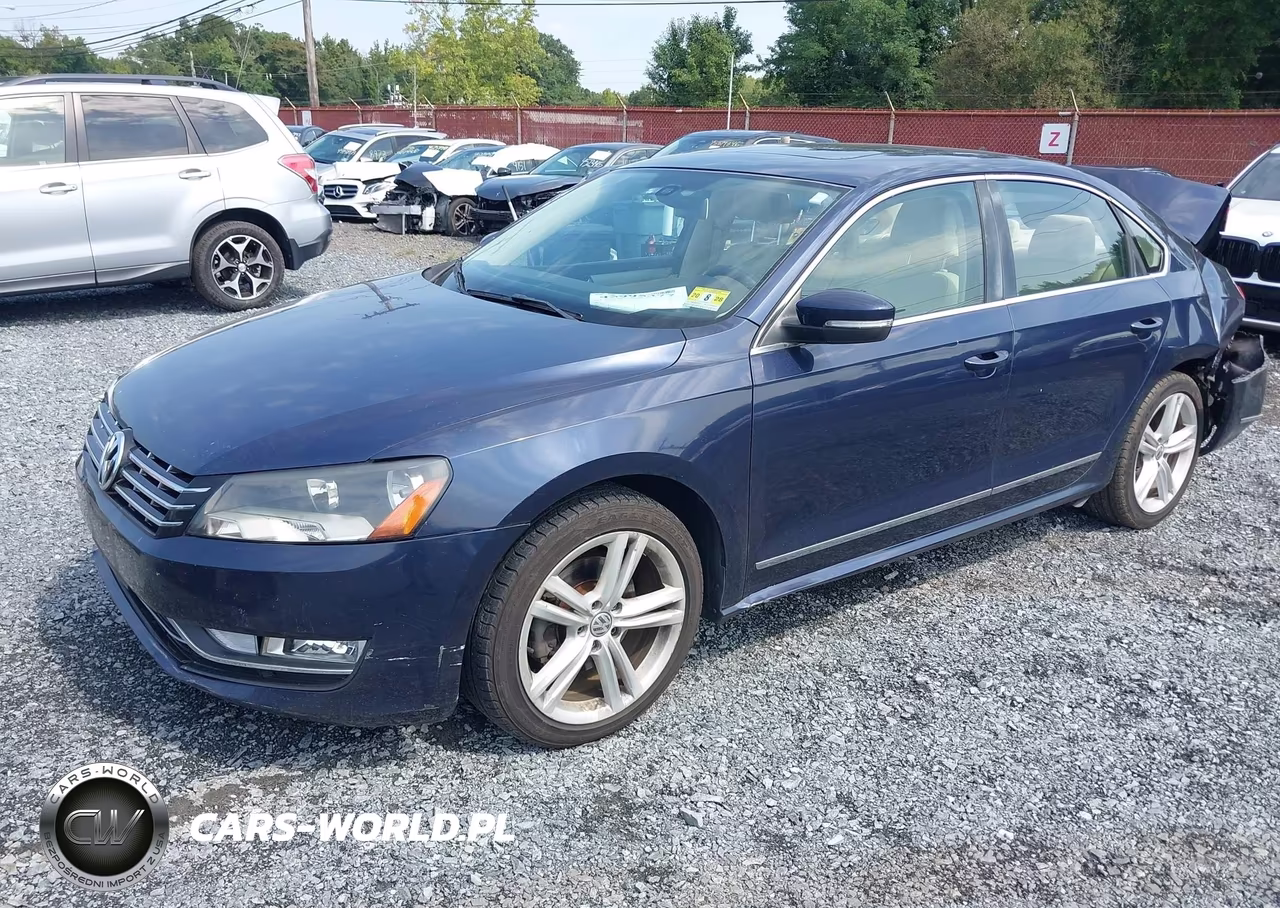 2013 Volkswagen Passat 2.0L Tdi Se VIN:1VWBN7A32DC026399 - 2