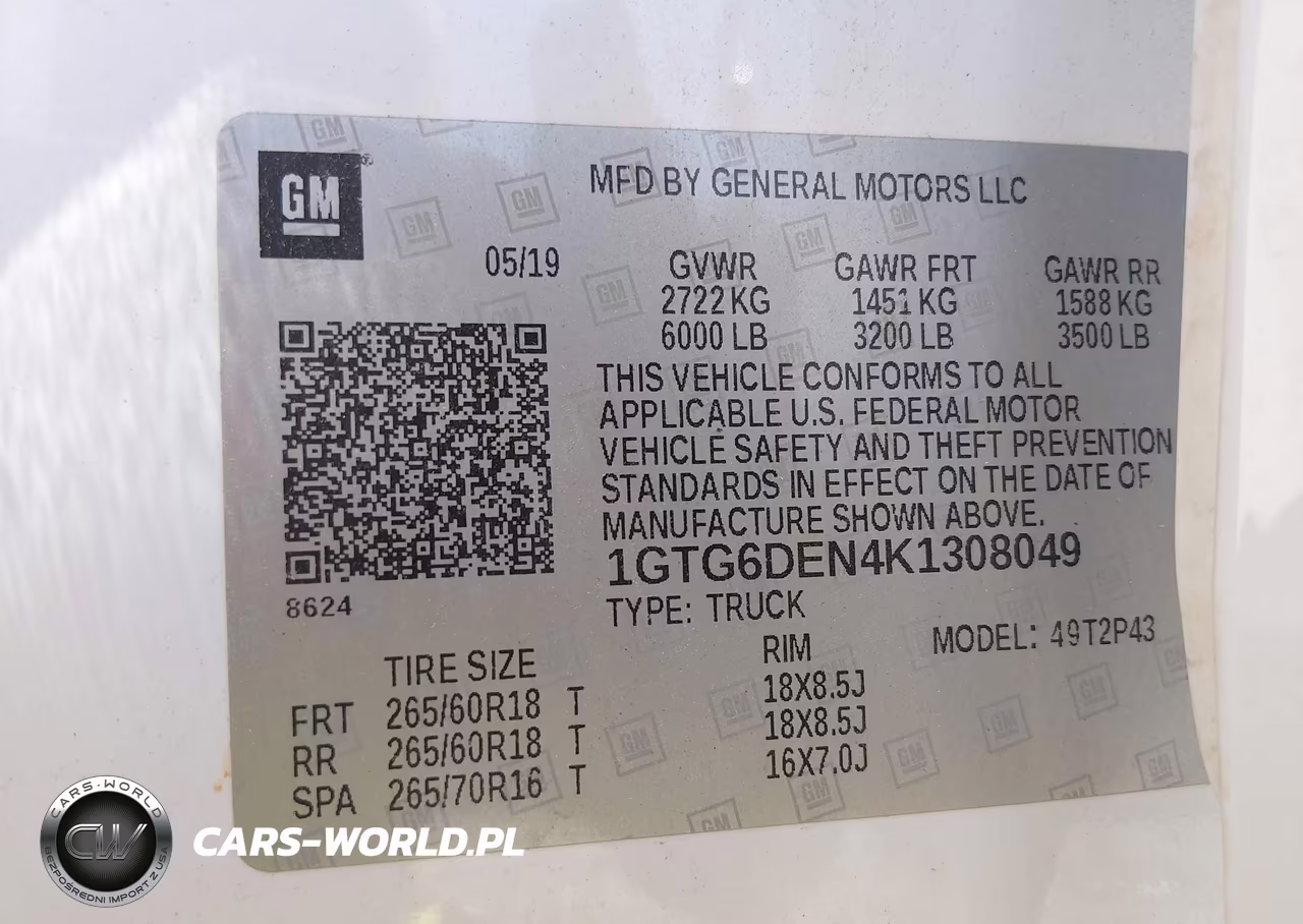 2019 GMC Canyon Slt VIN:1GTG6DEN4K1308049 - 9