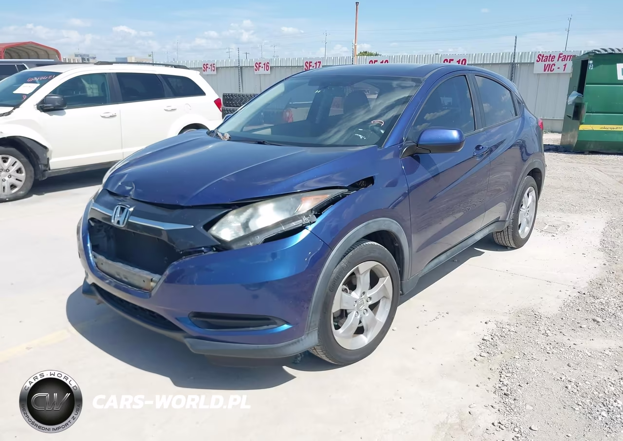 2016 Honda Hr-V Lx VIN:3CZRU5H31GM743520 - 2