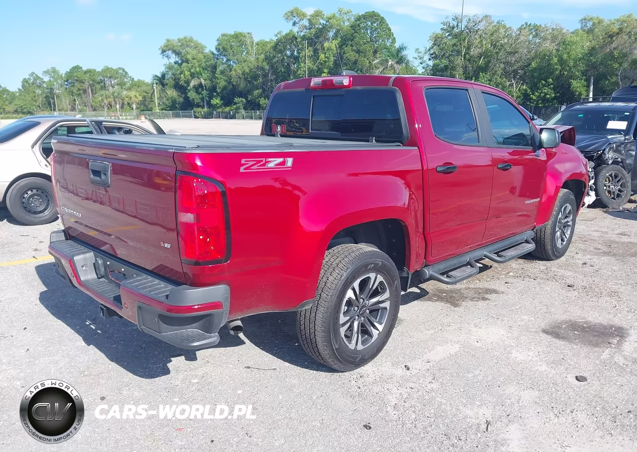 2021 Chevrolet Colorado 2Wd Short Box Z71 VIN:1GCGSDEN1M1217531 - 4