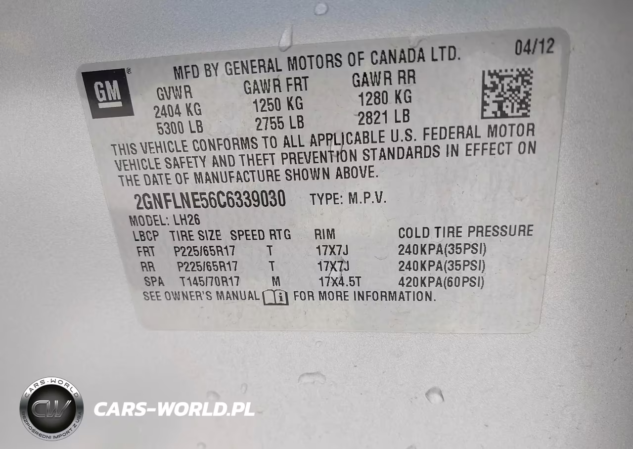 2012 Chevrolet Equinox 2Lt VIN:2GNFLNE56C6339030 - 9