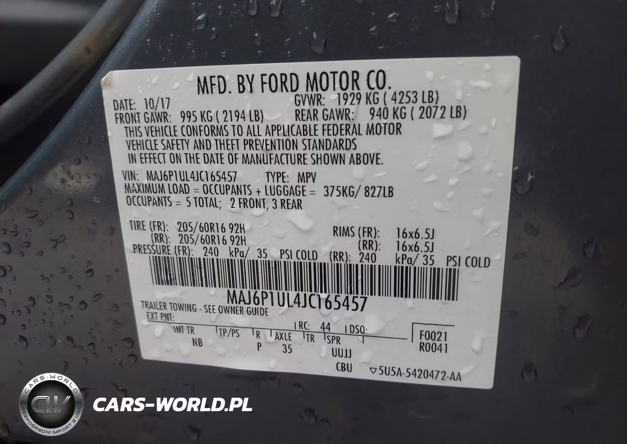 2018 Ford Ecosport Se VIN:MAJ6P1UL4JC165457 - 9