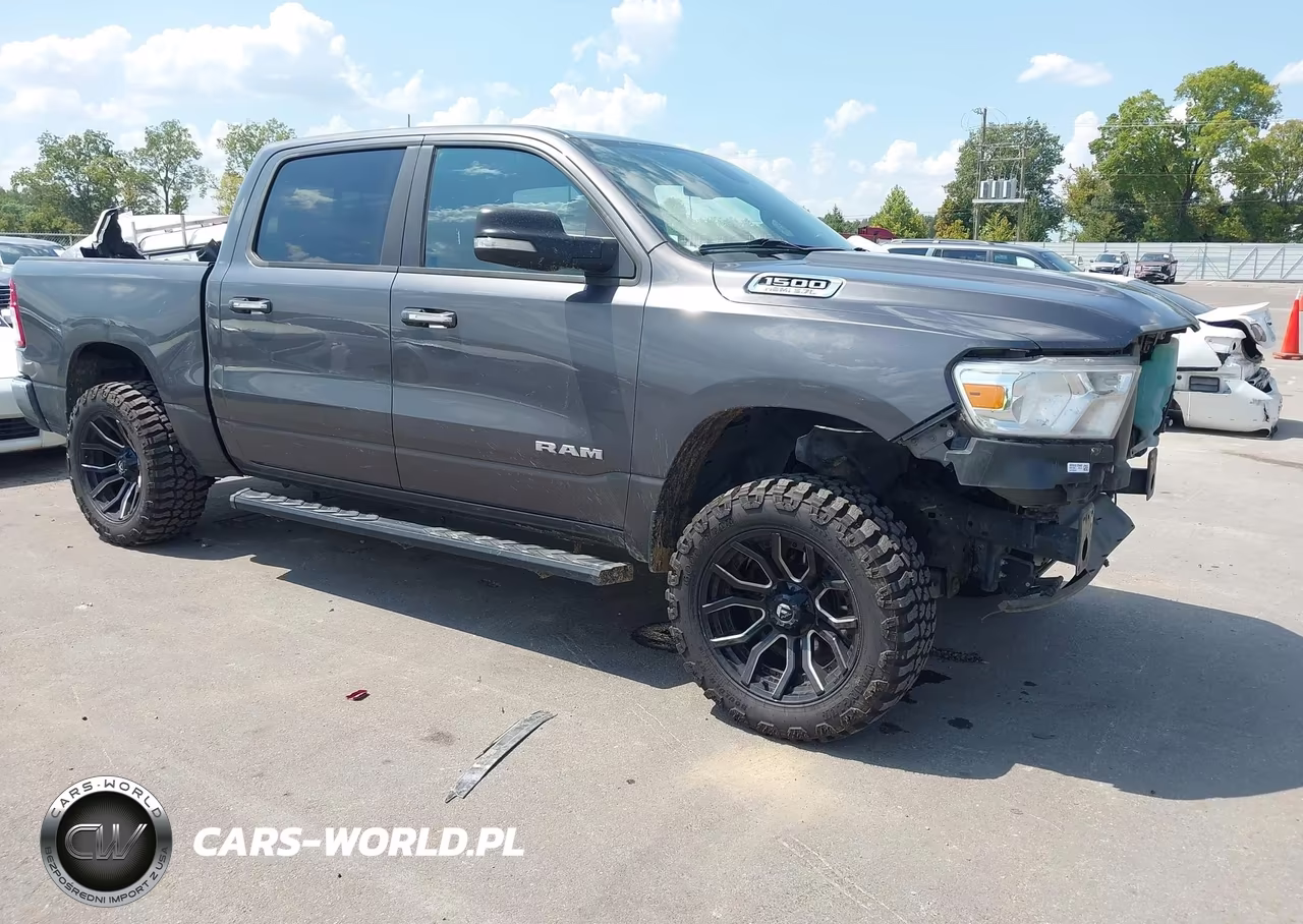 2019 Ram 1500 Big Horn-Lone Star 4X4 5'7 Box VIN:1C6SRFFT6KN573906 - 1
