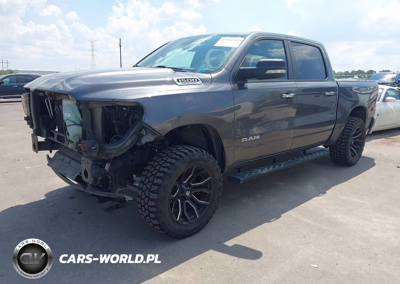 2019 Ram 1500 Big Horn-Lone Star 4X4 5'7 Box VIN:1C6SRFFT6KN573906 - 2