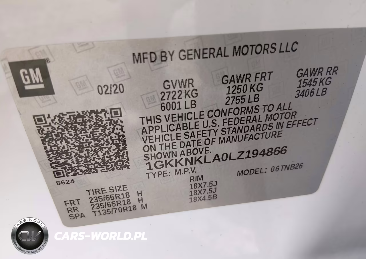 2020 GMC Acadia Fwd Sle VIN:1GKKNKLA0LZ194866 - 9