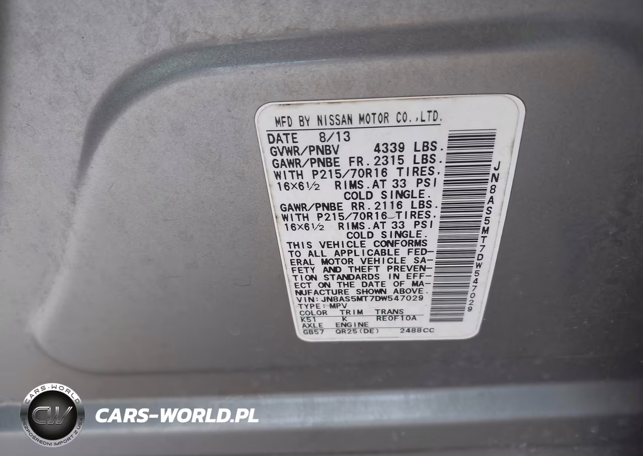 2013 Nissan Rogue S VIN:JN8AS5MT7DW547029 - 9