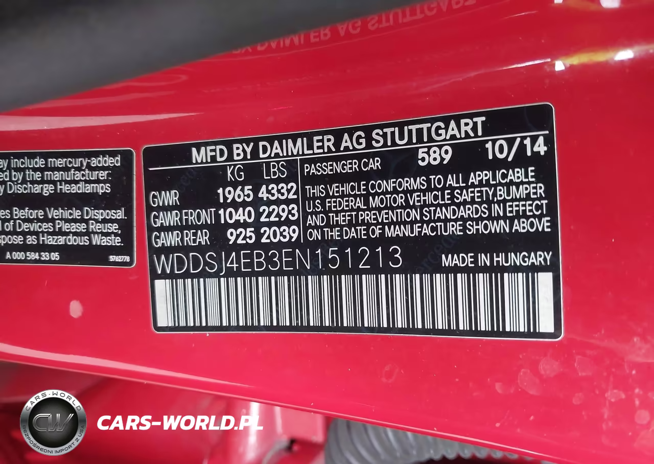 2014 Mercedes-Benz Cla 250 VIN:WDDSJ4EB3EN151213 - 9