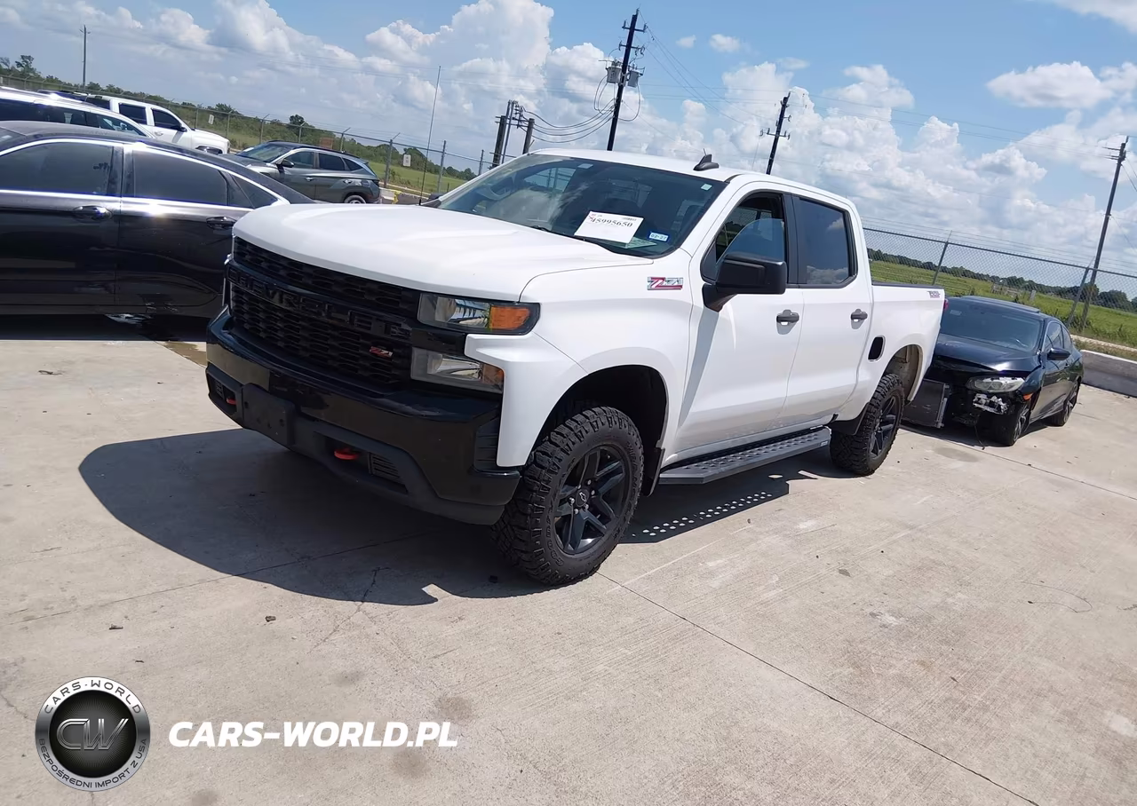 2021 Chevrolet Silverado 1500 4Wd Short Bed Custom Trail Boss VIN:3GCPYCEF7MG129067 - 2