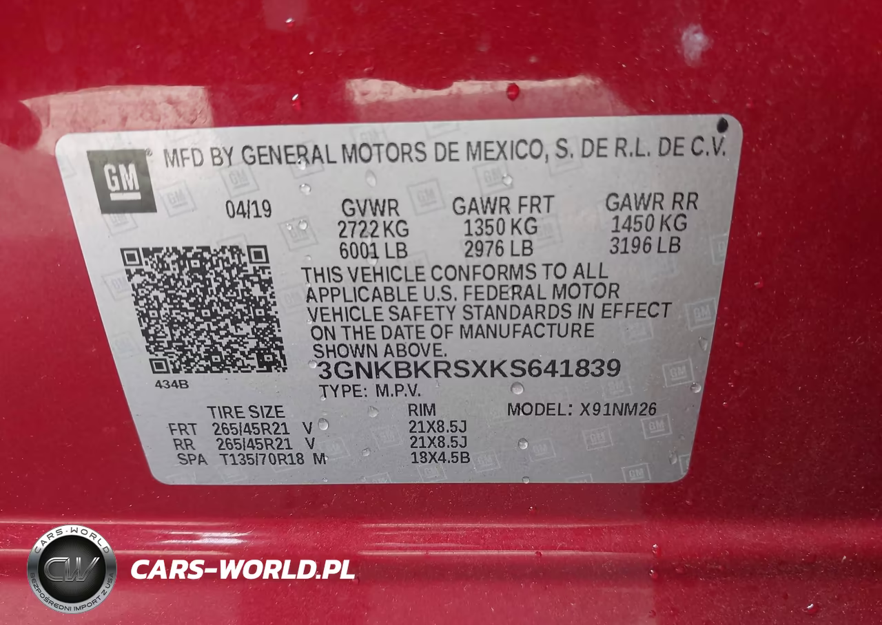 2019 Chevrolet Blazer Premier VIN:3GNKBKRSXKS641839 - 9