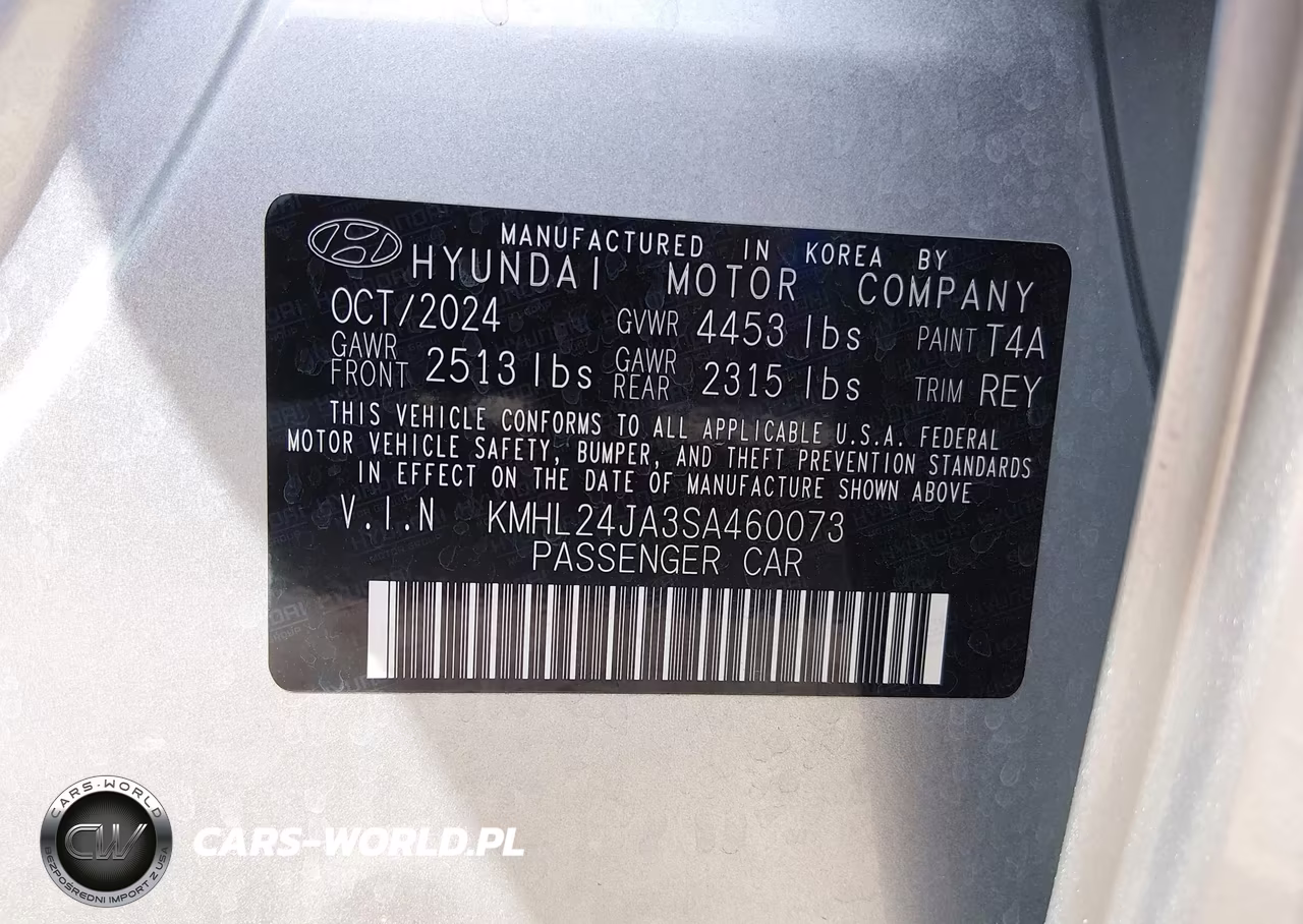 2025 Hyundai Sonata Se VIN:KMHL24JA3SA460073 - 9