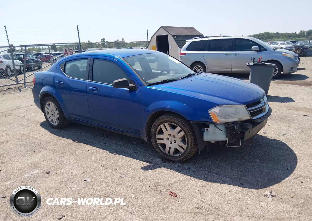 2013 Dodge Avenger Se VIN:1C3CDZAB1DN638812 - 1