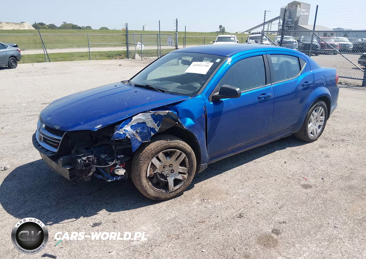 2013 Dodge Avenger Se VIN:1C3CDZAB1DN638812 - 2