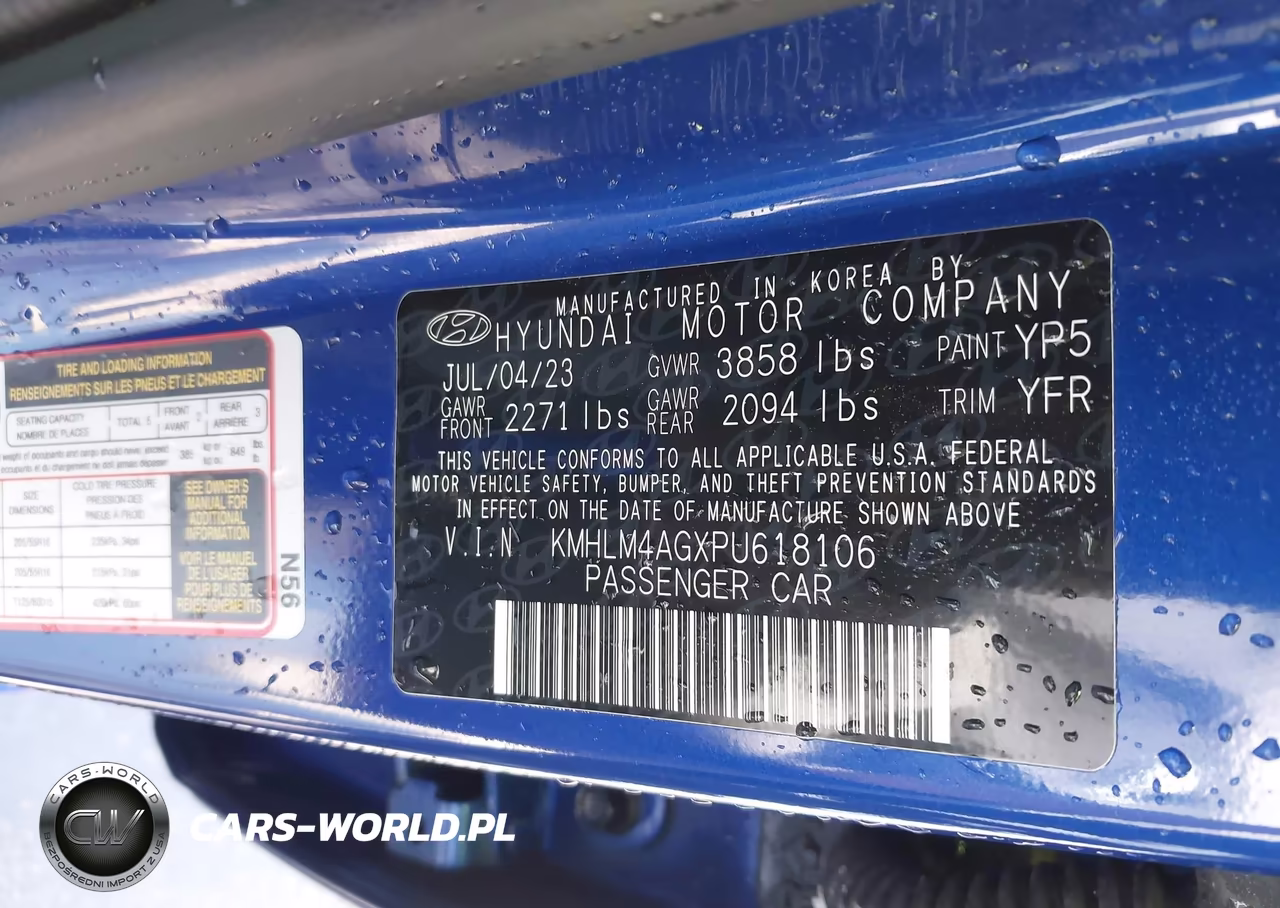 2023 Hyundai Elantra Sel VIN:KMHLM4AGXPU618106 - 9