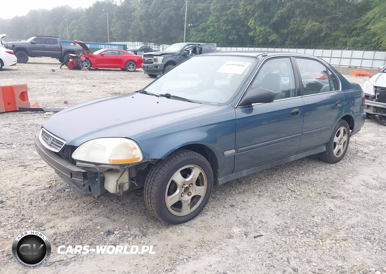 1998 Honda Civic Lx VIN:2HGEJ6673WH629848 - 2