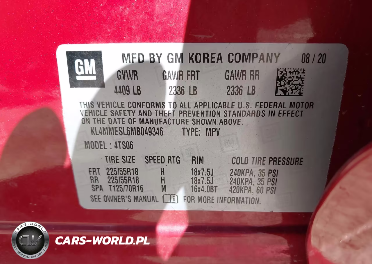 2021 Buick Encore Gx Awd Select VIN:KL4MMESL6MB049346 - 9