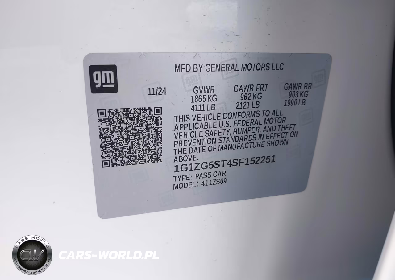 2025 Chevrolet Malibu Fwd Rs VIN:1G1ZG5ST4SF152251 - 9