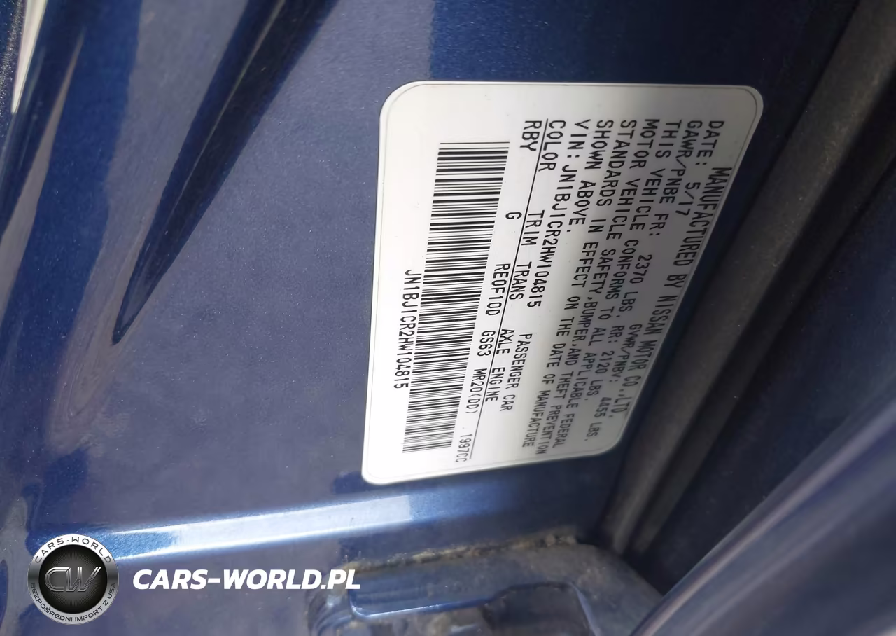 2017 Nissan Rogue Sport S VIN:JN1BJ1CR2HW104815 - 9