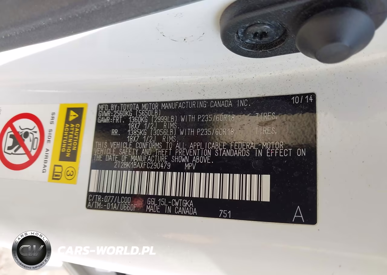 2015 Lexus Rx 350 VIN:2T2BK1BAXFC290479 - 9