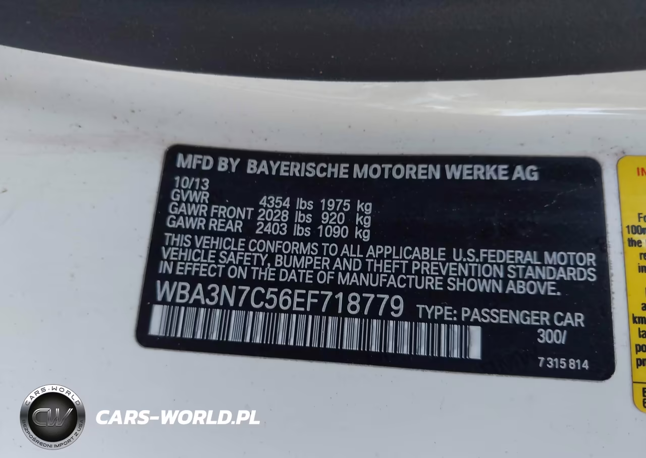 2014 BMW 428I VIN:WBA3N7C56EF718779 - 9