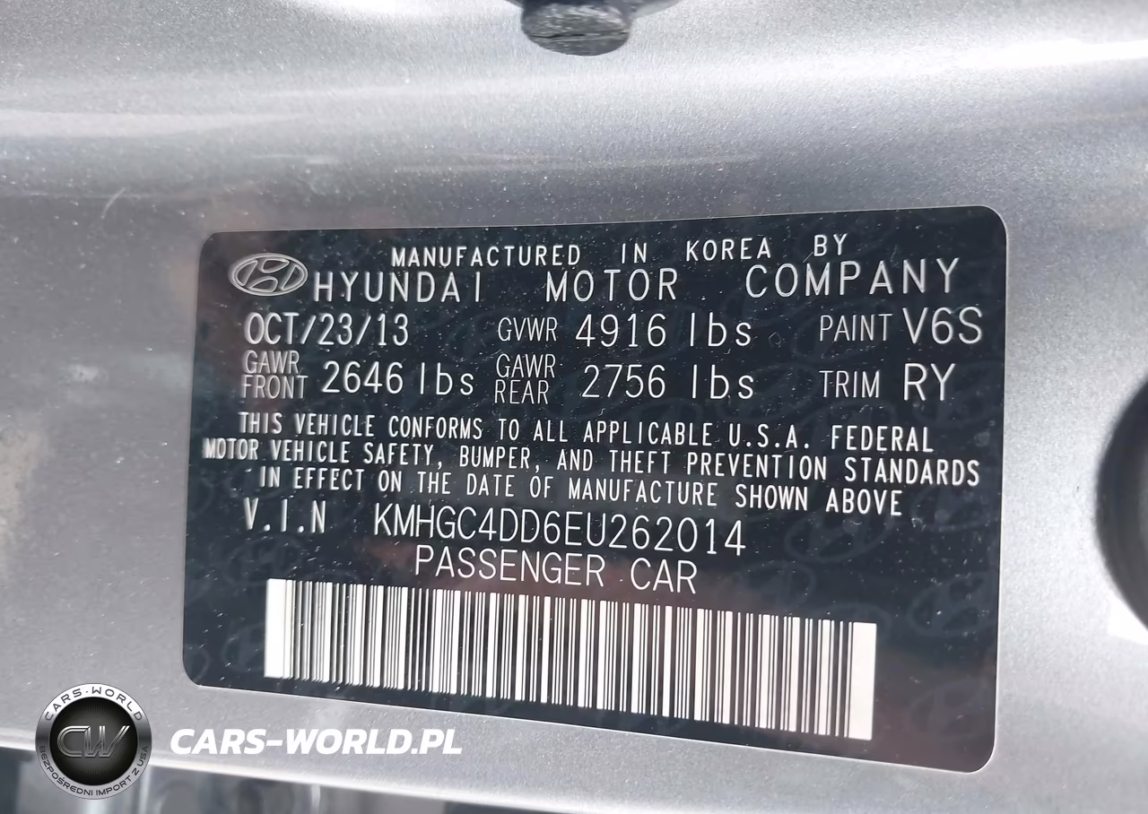 2014 Hyundai Genesis 3.8 VIN:KMHGC4DD6EU262014 - 9