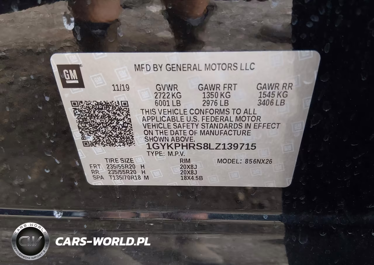 2020 Cadillac Xt6 Awd Sport VIN:1GYKPHRS8LZ139715 - 9