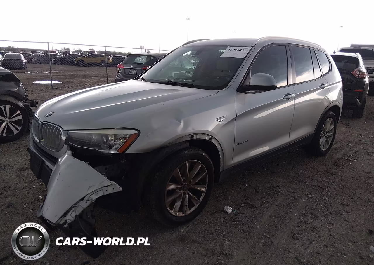 2015 BMW X3 xDrive28I VIN:5UXWX9C5XF0D51526 - 2