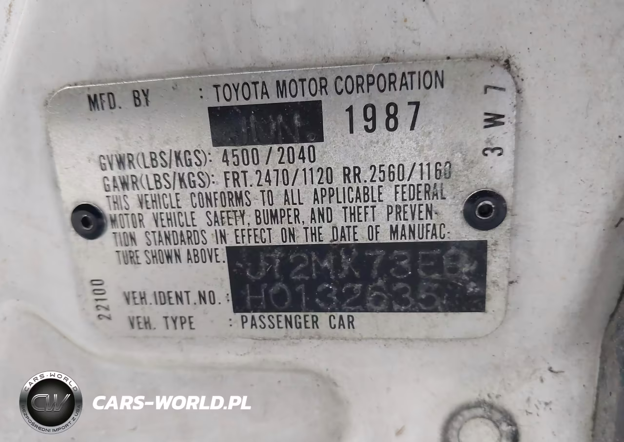 1987 Toyota Cressida Luxury VIN:JT2MX73E8H0132635 - 9