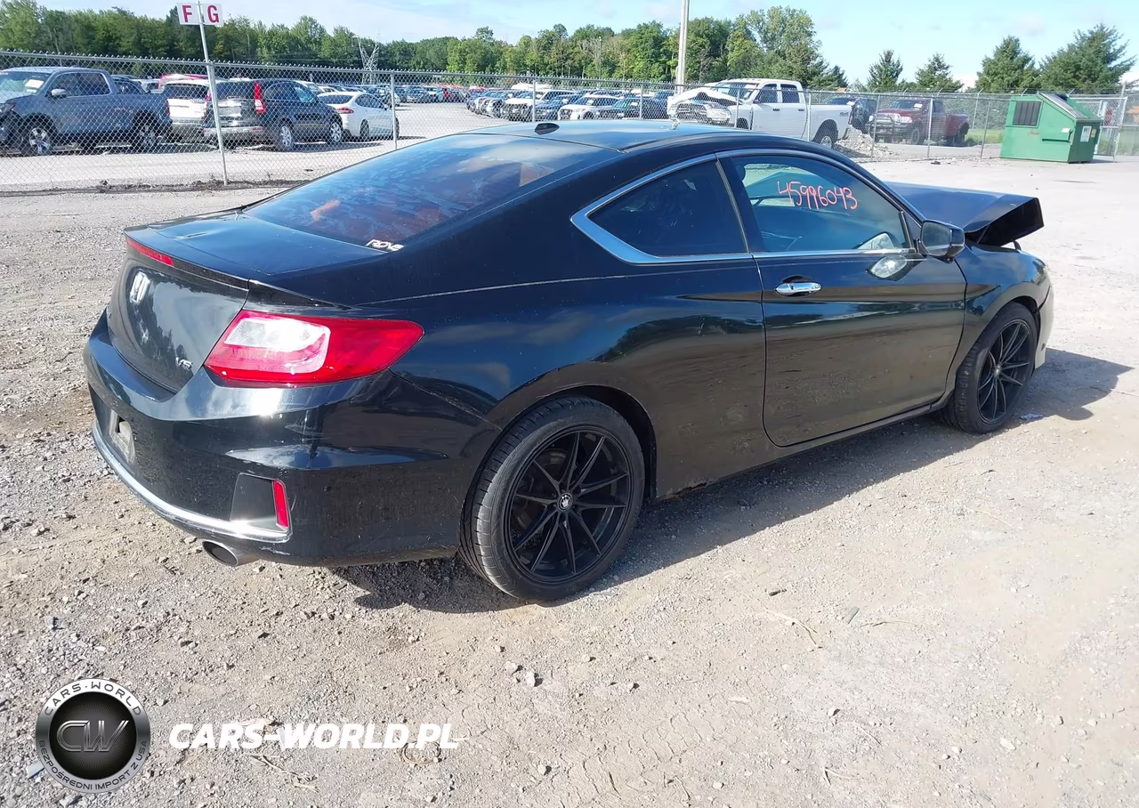 2013 Honda Accord Ex-L V-6 VIN:1HGCT2B8XDA004724 - 4