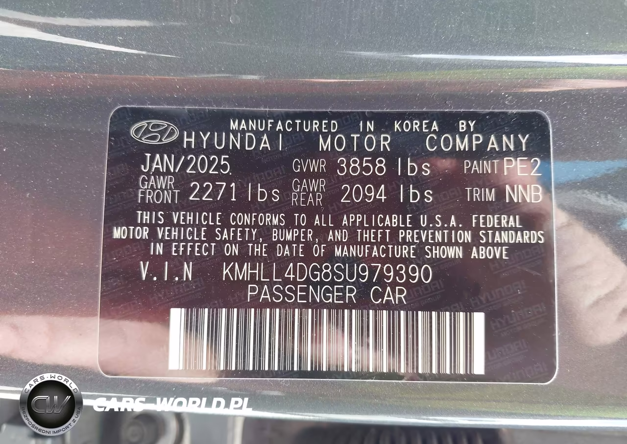 2025 Hyundai Elantra Se VIN:KMHLL4DG8SU979390 - 9