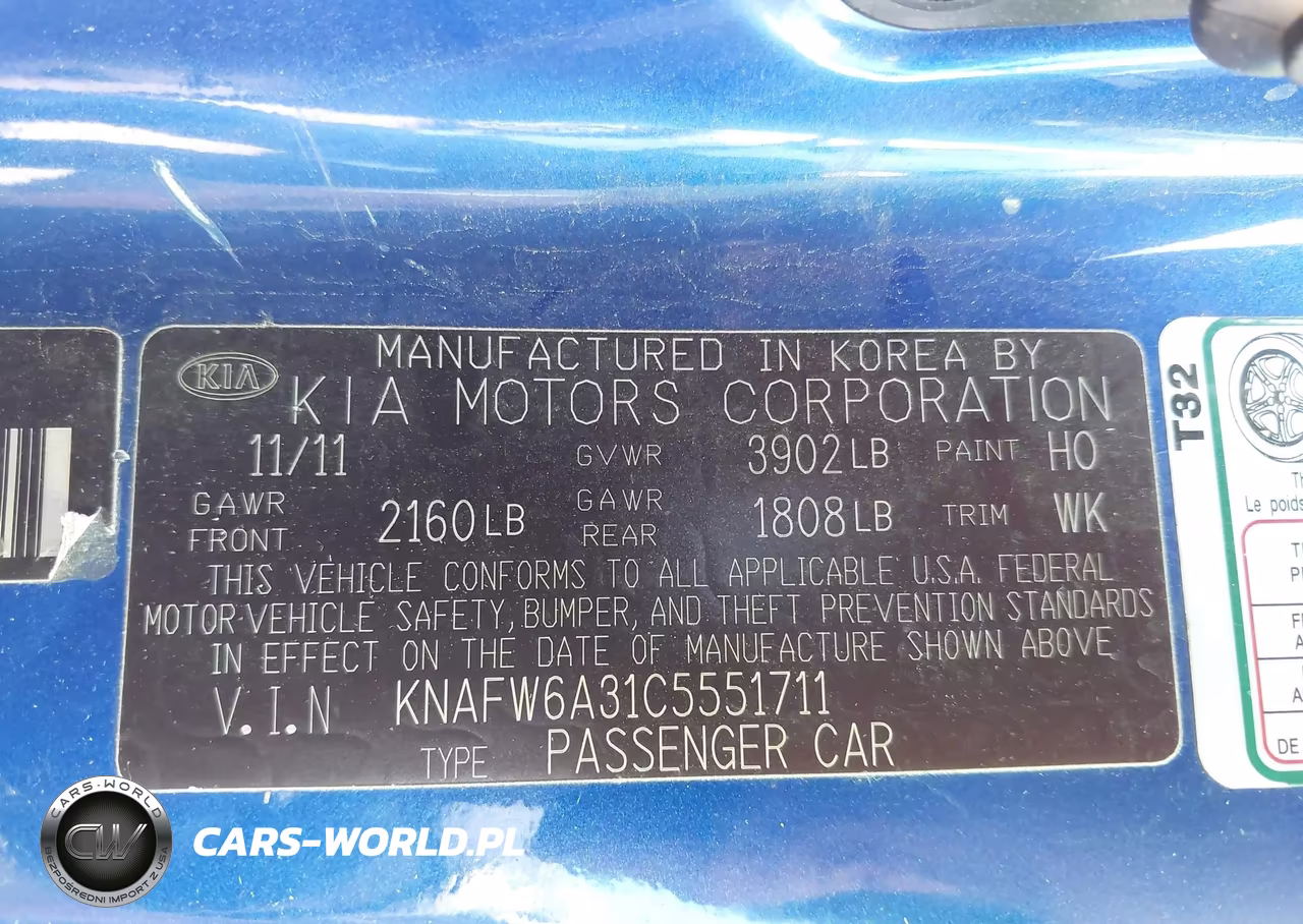 2012 Kia Forte Koup Sx VIN:KNAFW6A31C5551711 - 9