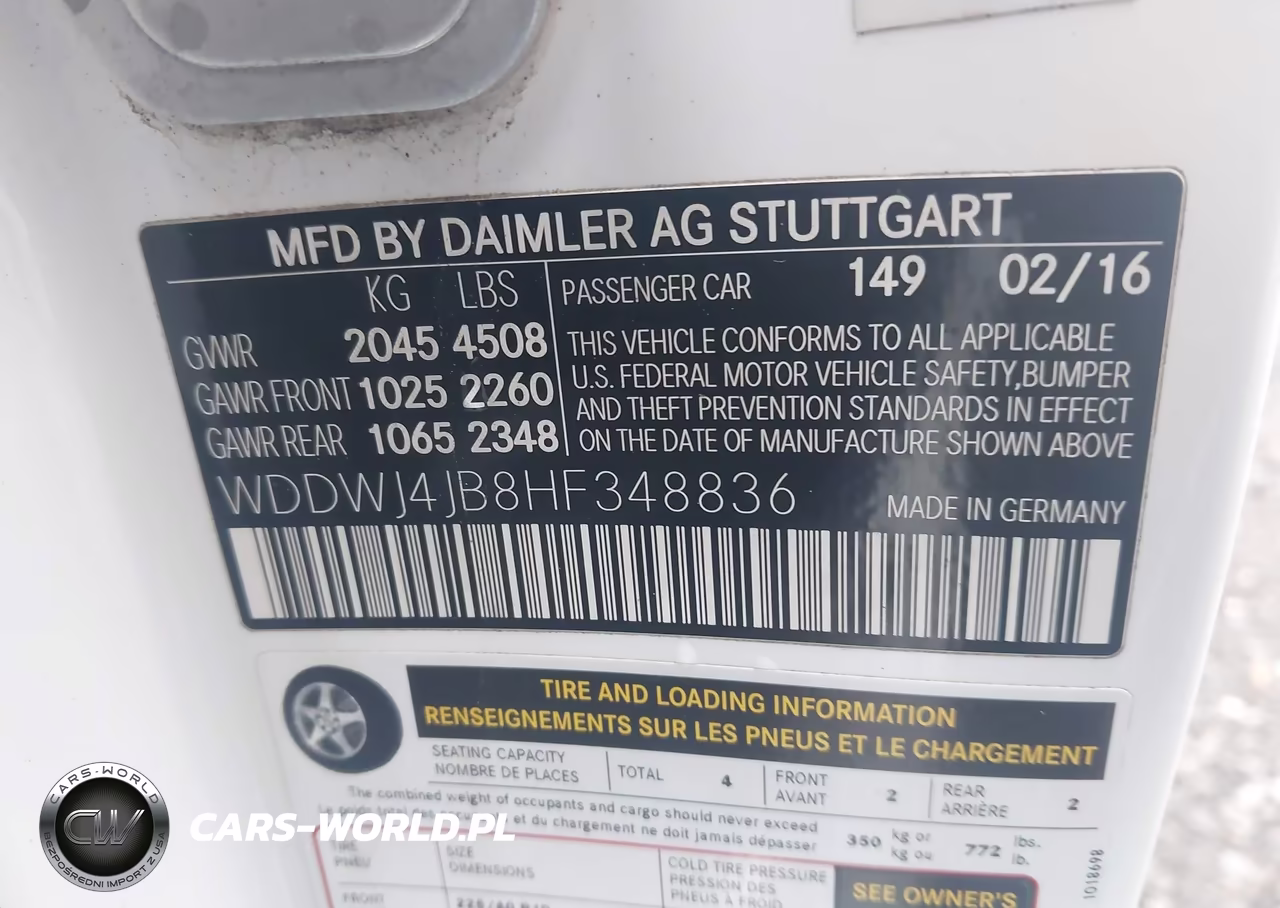 2017 Mercedes-Benz C 300 VIN:WDDWJ4JB8HF348836 - 9