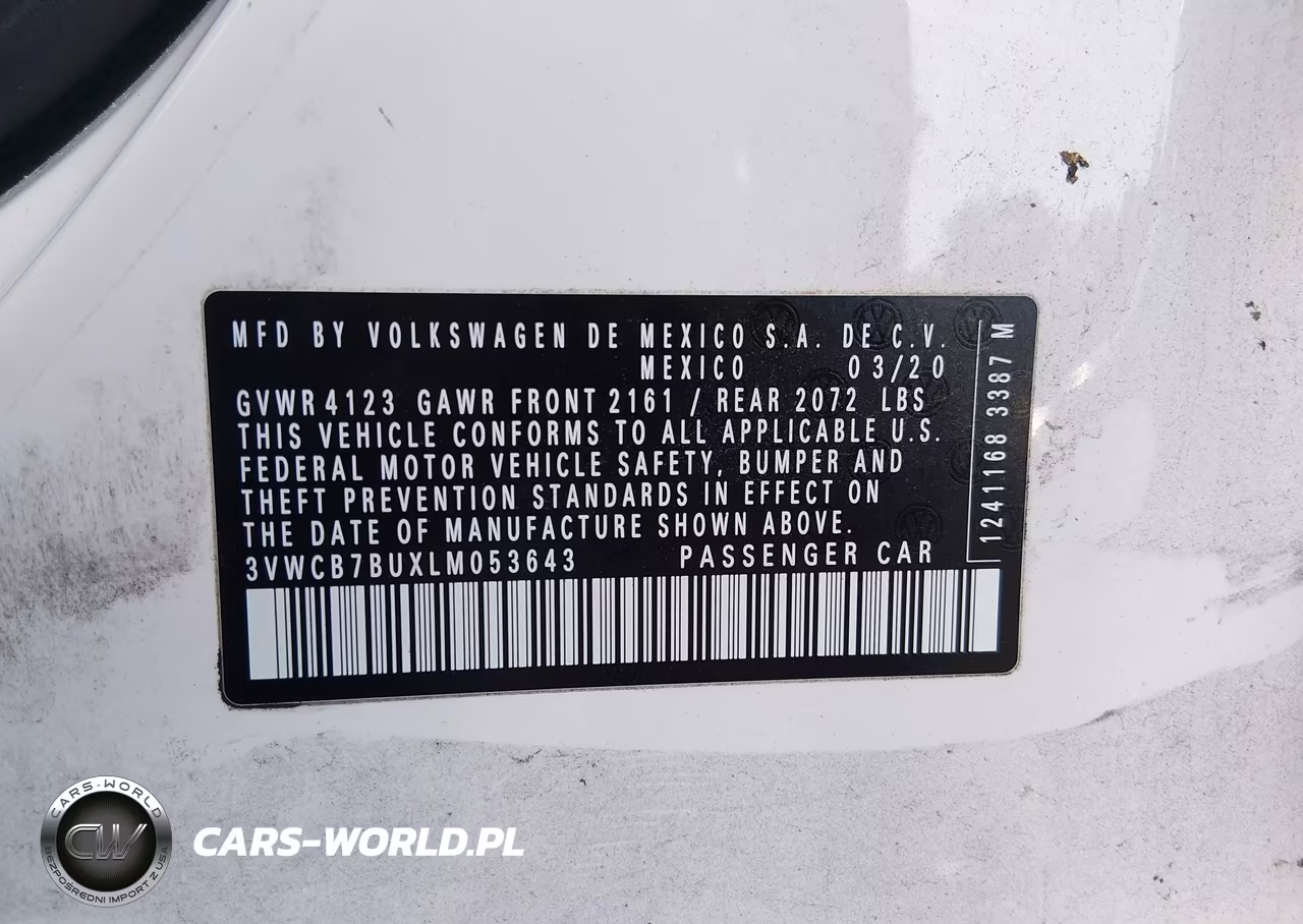 2020 Volkswagen Jetta 1.4T R-Line-1.4T S-1.4T Se VIN:3VWCB7BUXLM053643 - 9