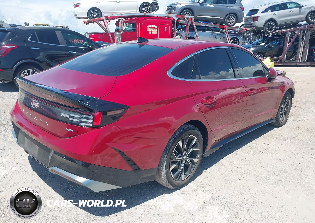 2024 Hyundai Sonata Sel VIN:KMHL64JA2RA371173 - 4