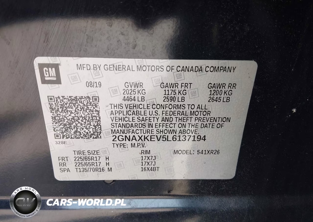 2020 Chevrolet Equinox Fwd Lt 1.5L Turbo VIN:2GNAXKEV5L6137194 - 9