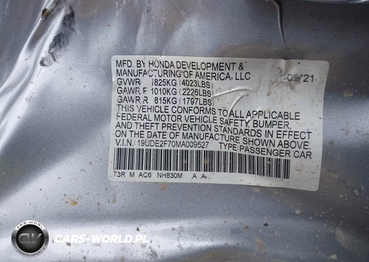 2021 Acura Ilx Premium Package-Technology Package VIN:19UDE2F70MA009527 - 9