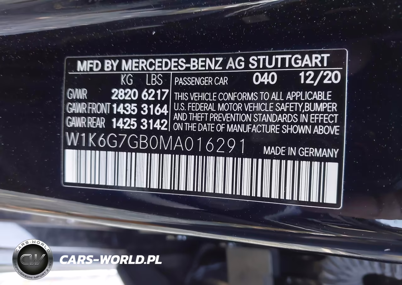 2021 Mercedes-Benz S 580 4Matic VIN:W1K6G7GB0MA016291 - 9