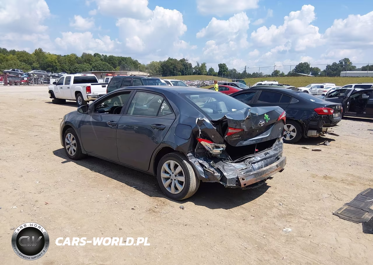 2014 Toyota Corolla Le VIN:5YFBURHE8EP167334 - 3