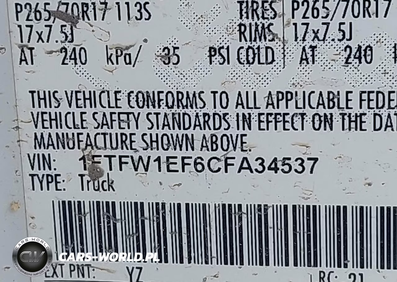 2012 Ford F-150 Xlt VIN:1FTFW1EF6CFA34537 - 9