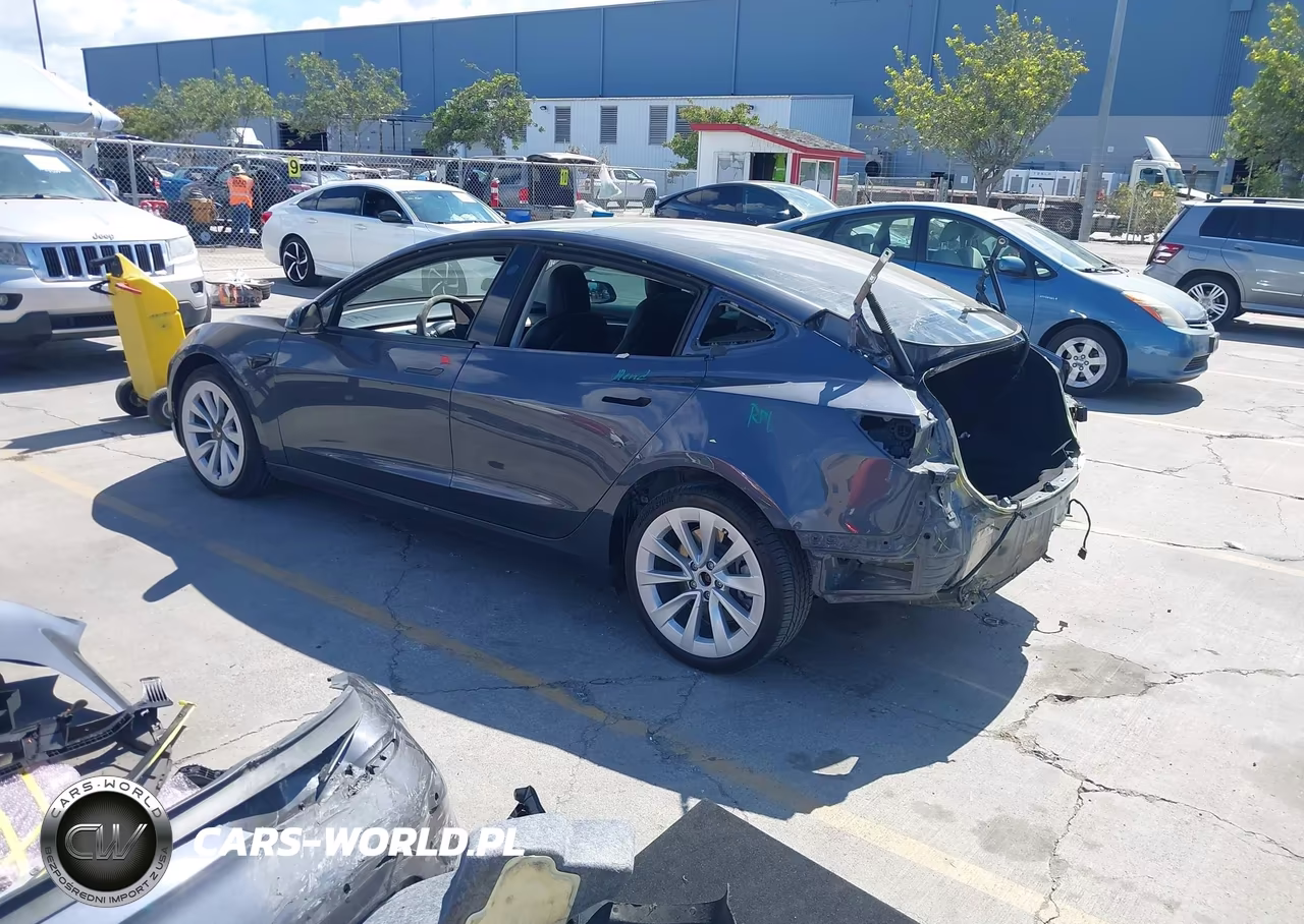 2022 Tesla Model 3 Rear-Wheel Drive VIN:5YJ3E1EA6NF296642 - 3