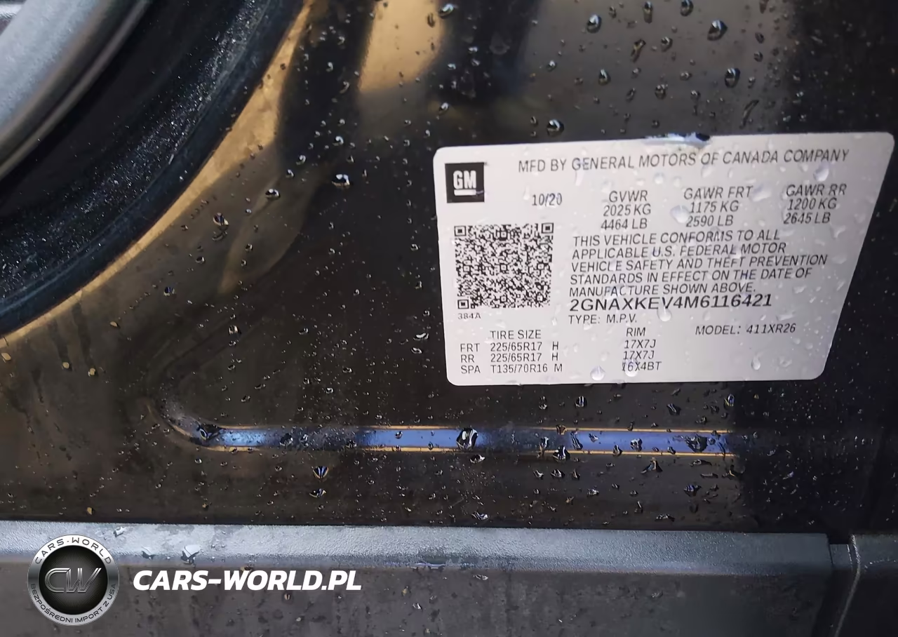 2021 Chevrolet Equinox Fwd Lt VIN:2GNAXKEV4M6116421 - 9