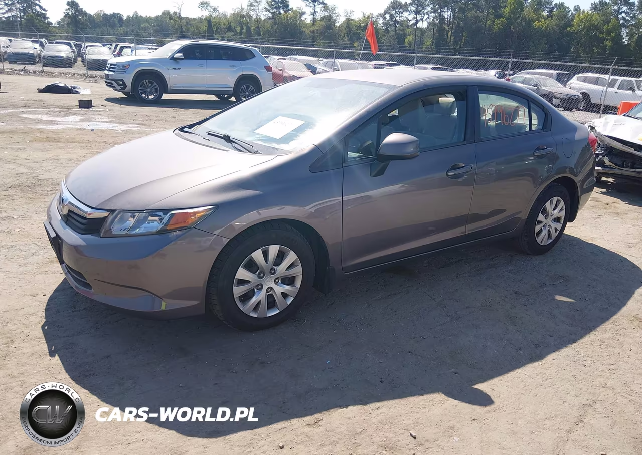 2012 Honda Civic Lx VIN:19XFB2F58CE065094 - 2