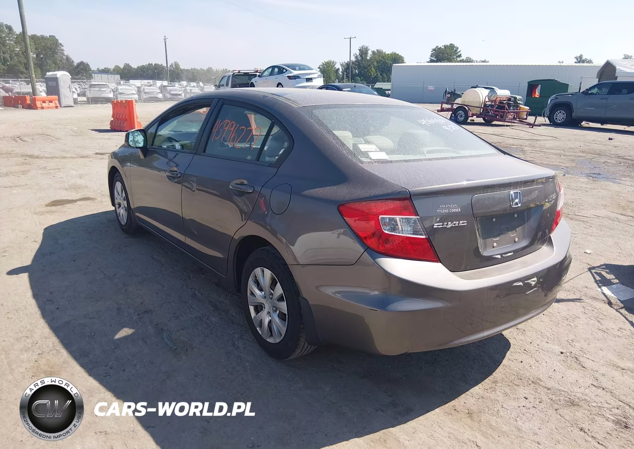 2012 Honda Civic Lx VIN:19XFB2F58CE065094 - 3