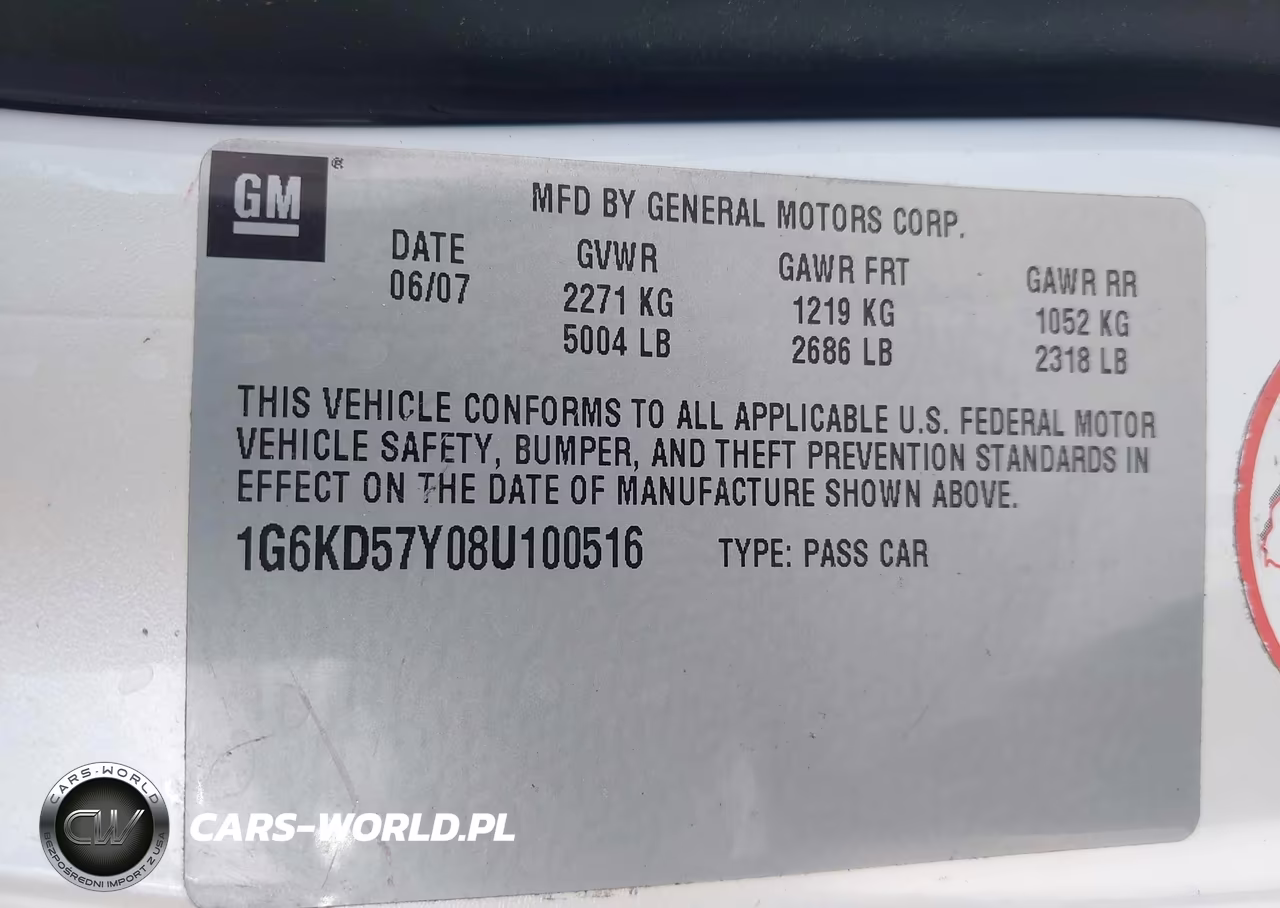 2008 Cadillac Dts 1Sa VIN:1G6KD57Y08U100516 - 9