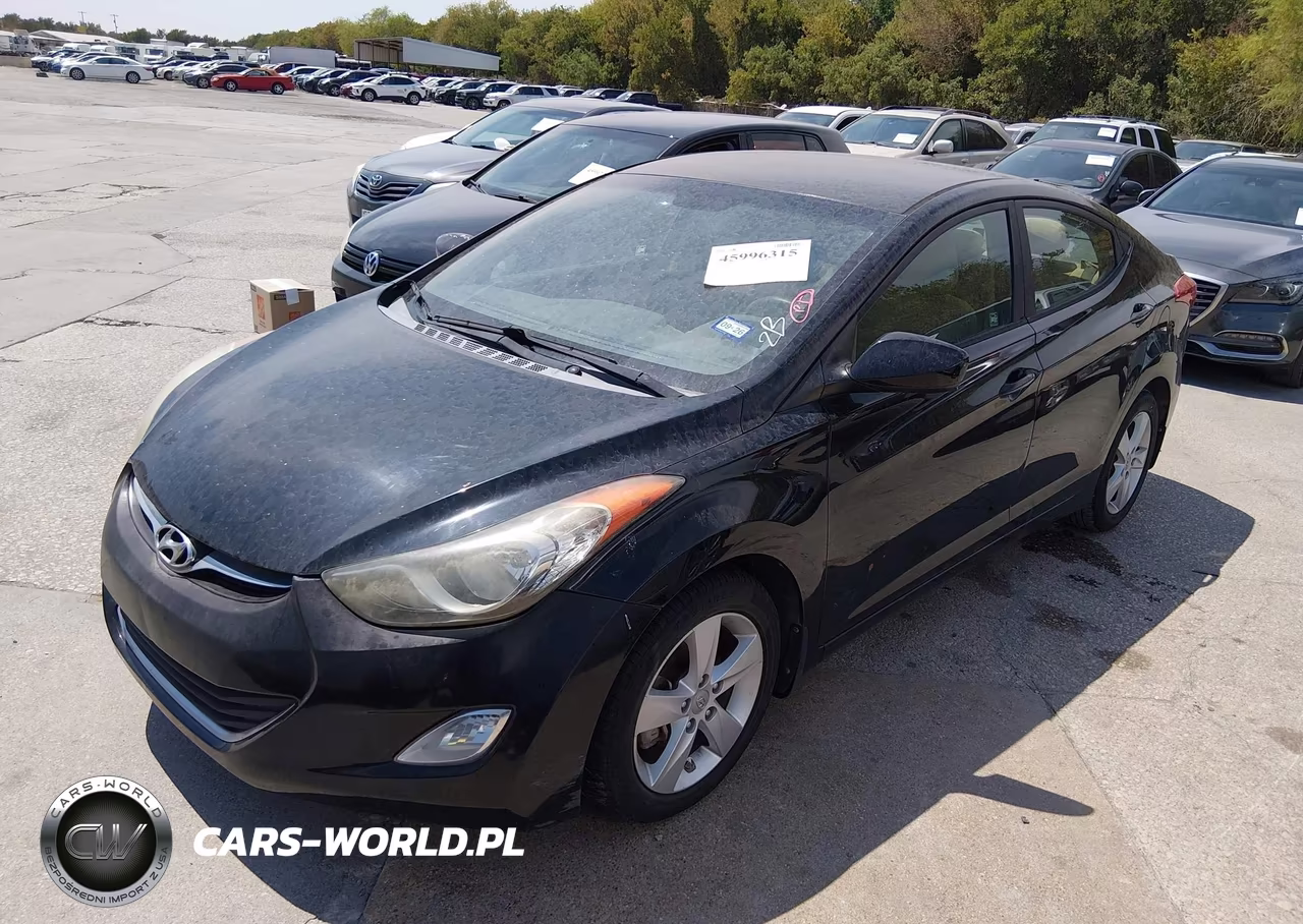 2013 Hyundai Elantra Gls VIN:5NPDH4AE9DH186187 - 2